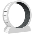 Load image into Gallery viewer, Cat Treadmill, Cat Exercise Wheel, 39.4 inch Kitten Running Wheel with Brake, Carpeted Runway for Exercise - White
