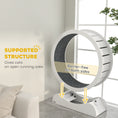Load image into Gallery viewer, Cat Treadmill, Cat Exercise Wheel, 39.4 inch Kitten Running Wheel with Brake, Carpeted Runway for Exercise - White
