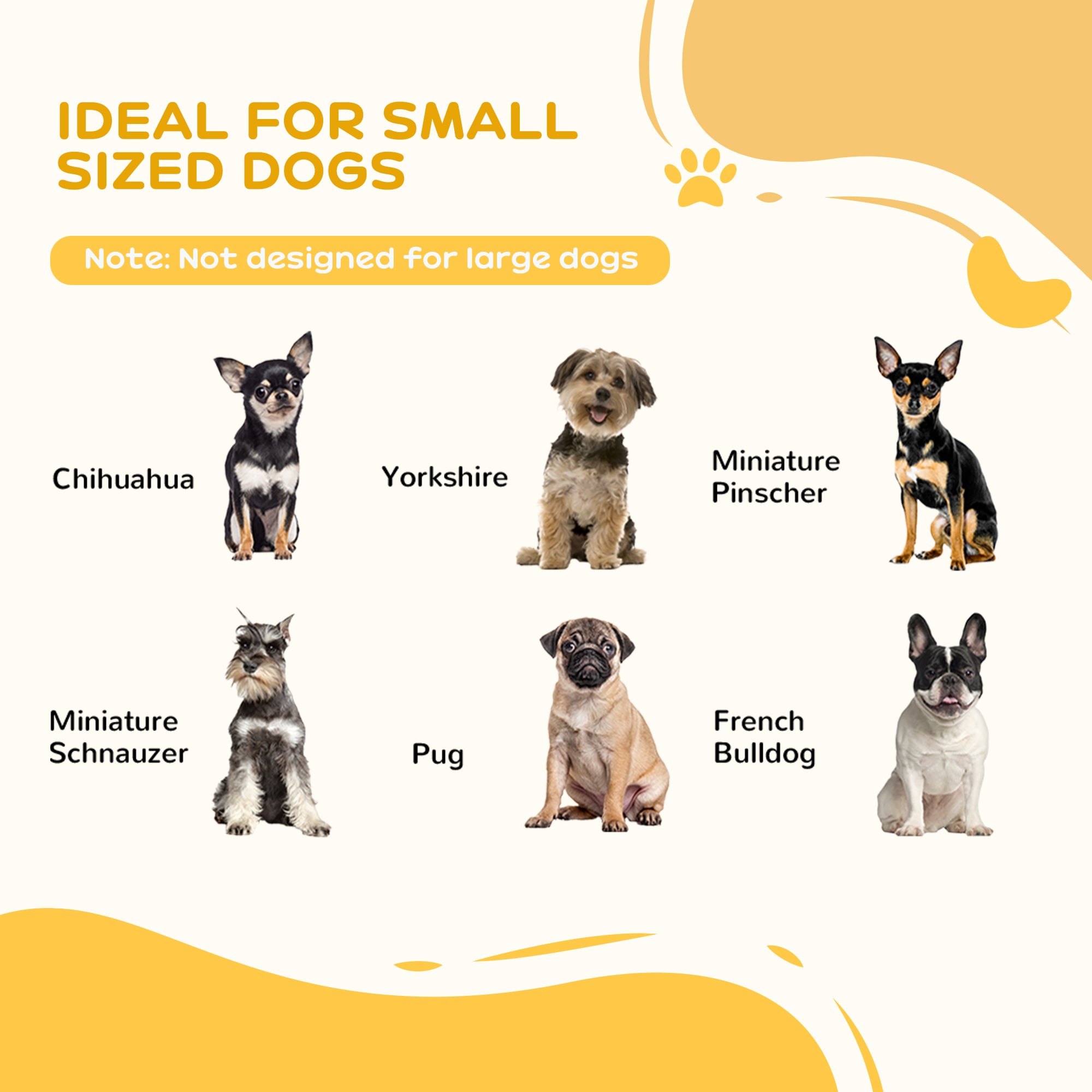 24"H Foldable Dog Gate, 3 Panels Freestanding Pet Gate Barriers Indoor with Support Feet, Puppy Fence for Small Dogs, White