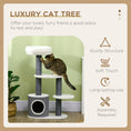 Load image into Gallery viewer, 39" Cat Tree for Indoor, Cat Tower with Scratching Posts, Condo, Top Perch, Platforms, Multi-level Kitten Activity Centre, White
