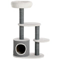 Load image into Gallery viewer, 39" Cat Tree for Indoor, Cat Tower with Scratching Posts, Condo, Top Perch, Platforms, Multi-level Kitten Activity Centre, White
